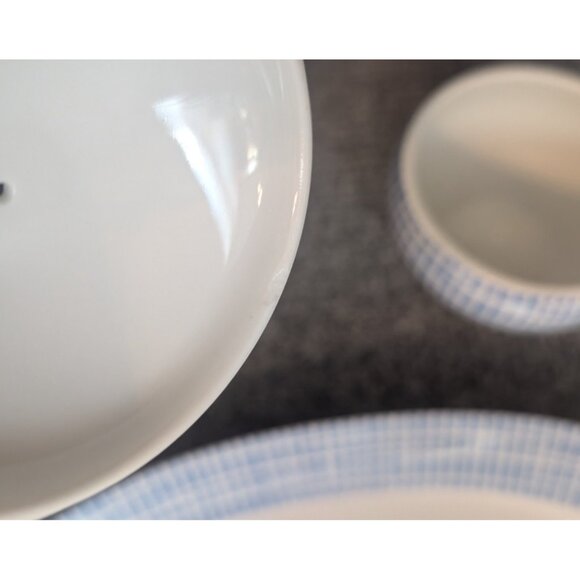 Arzberg "Bastdekor Blau" (Blue) Coffee Pot Set with Creamer, Sugar Bowl & Tray - Picture 6 of 11